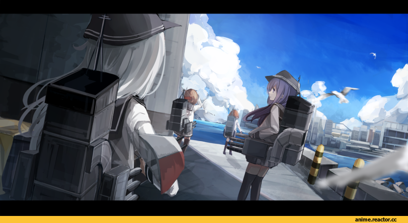 miyabino (miyabi1616), Akatsuki, Kantai Collection, Hibiki (Kantai Collection), Ikazuchi, inazuma, Anime