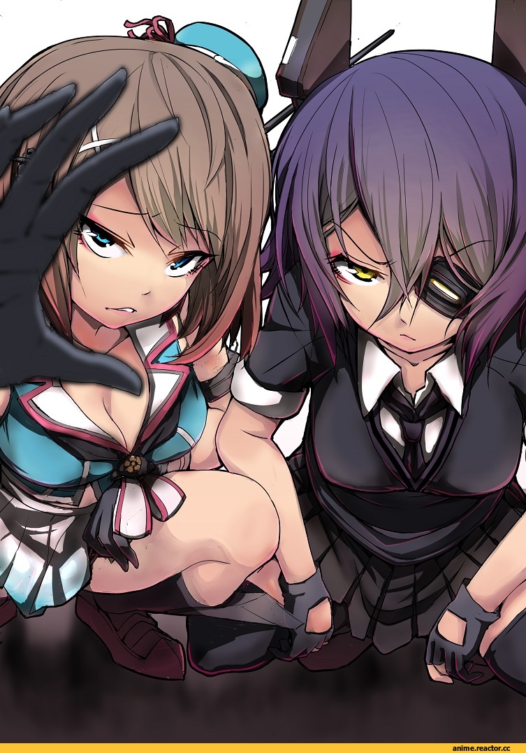 Tenryuu, Kantai Collection, Maya (Kantai Collection), hikomaro610, Anime