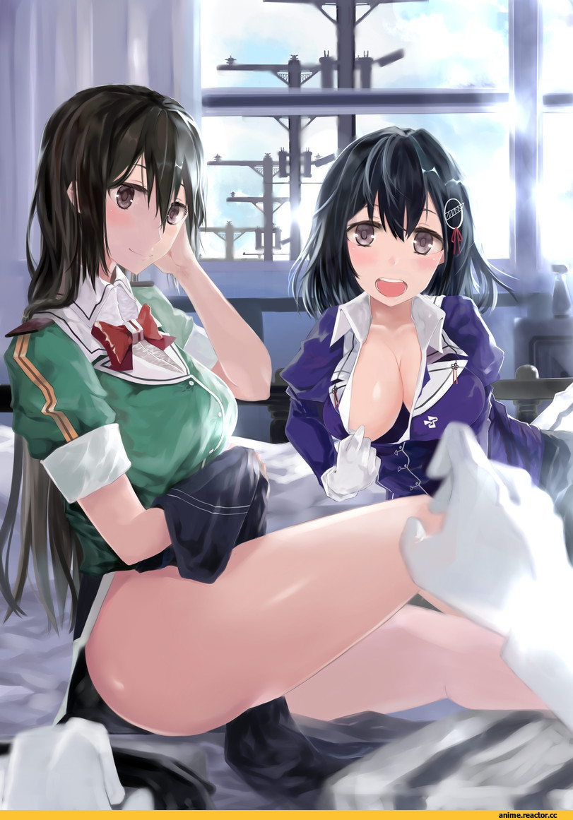 nodokana yuki, Haguro, Kantai Collection, Chikuma (Kantai Collection), Anime Ero, Anime