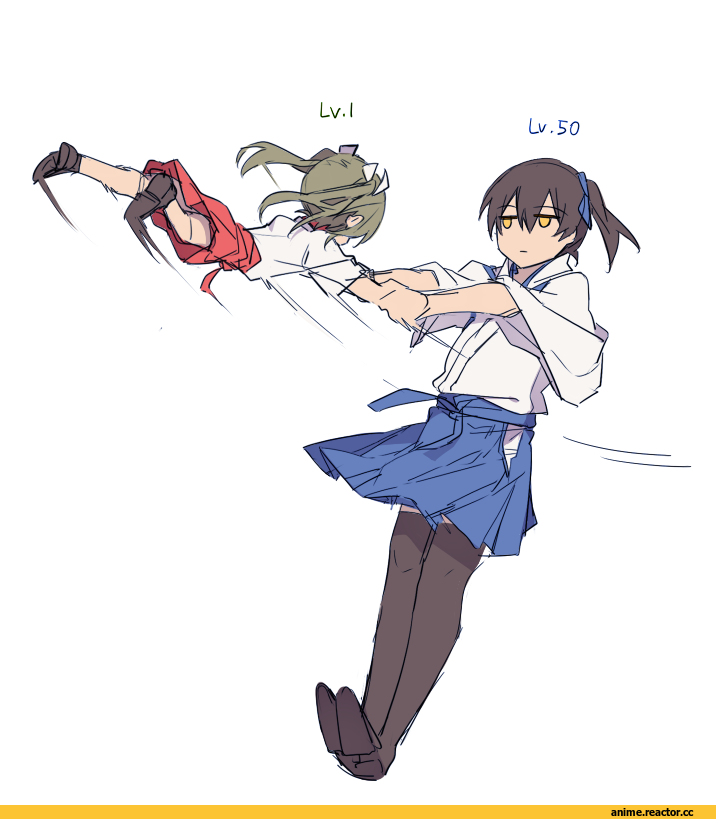 Kaga (Kantai Collection), Kantai Collection, Zuikaku (Kantai Collection), hatyo, Anime