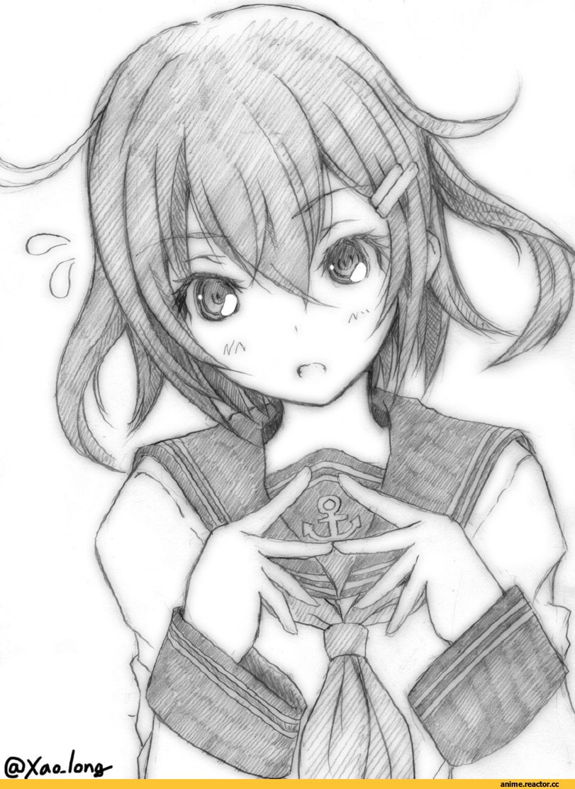 Kantai Collection, Murakumo (Kantai Collection), yumibakama meme, Anime