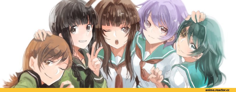 Kiso, Kantai Collection, Kitakami (Kantai Collection), Ooi (Kantai Collection), Kuma, Tama (Kantai Collection), kawaoka (tsuchinokome), Anime
