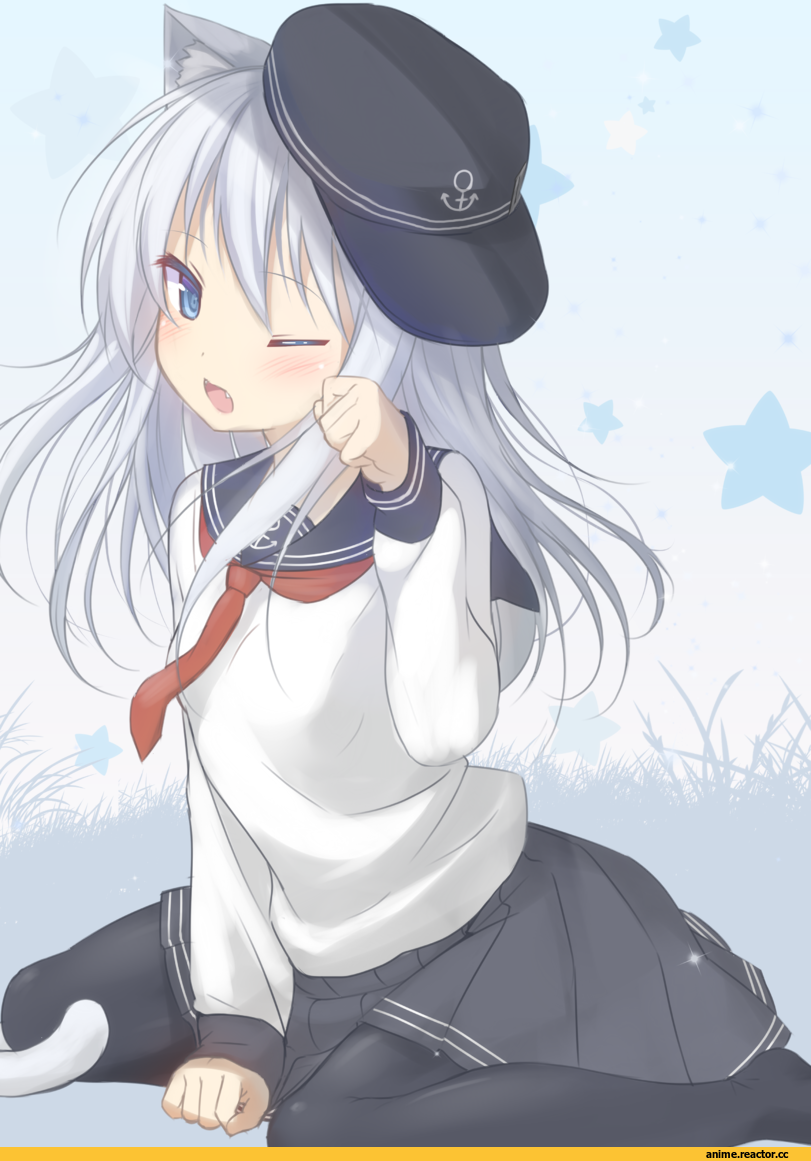 Hibiki (Kantai Collection), Kantai Collection, sasakuramomizi, Animal Ears, Anime