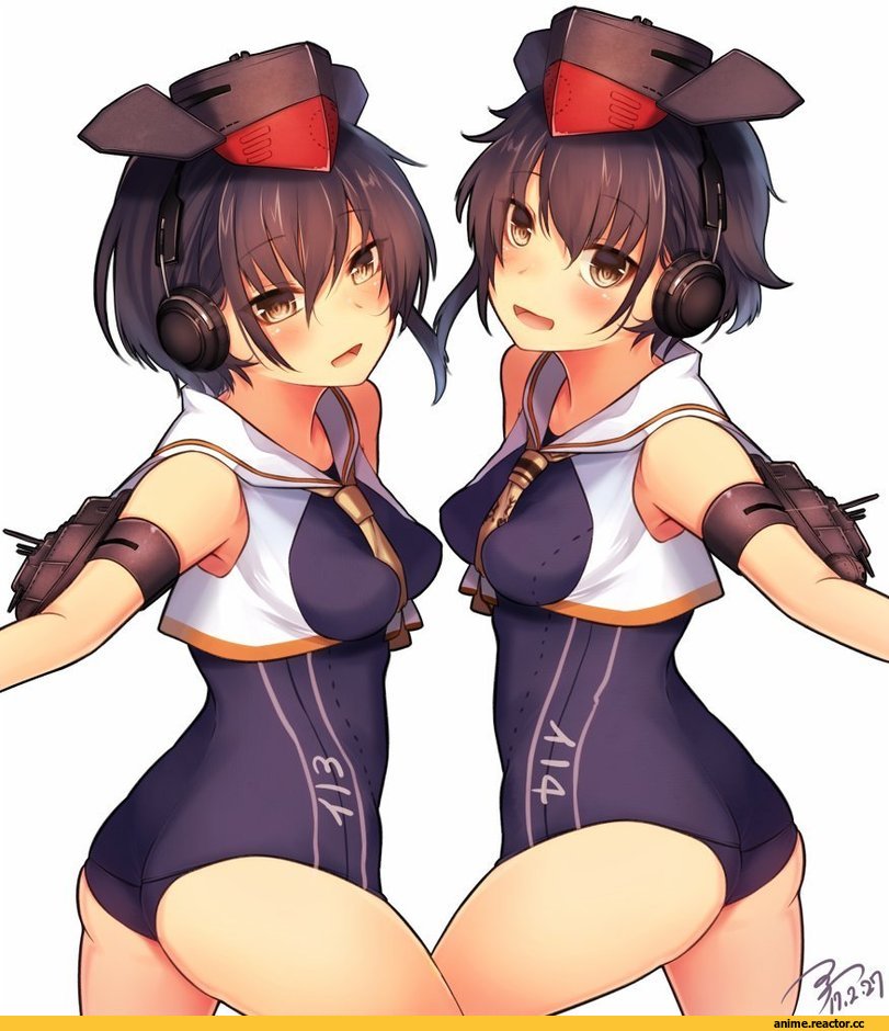 Anime Art, koruta (nekoimo), Kantai Collection, I-13, I-14, Anime