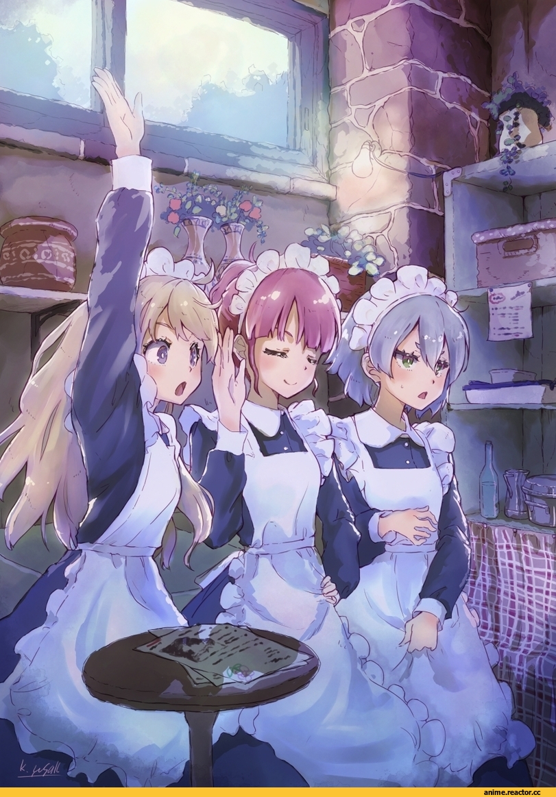 Anime Art, kagawa yuusaku, Maid, Anime