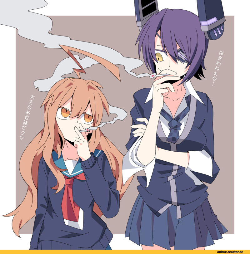 Kuma (Kantai Collection), Kantai Collection, Tenryuu, salve (8947279), Anime