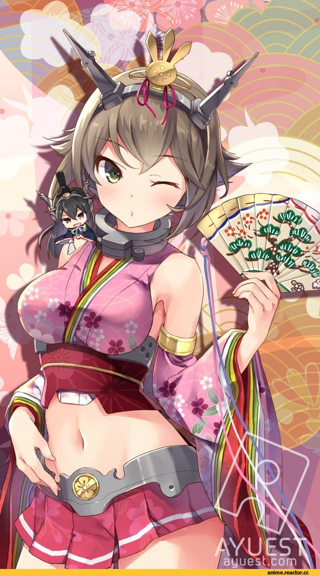 Kantai Collection, Mutsu, Nagato (Kantai Collection), bankoku ayuya, Anime