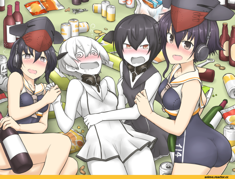 Hamu Koutarou, Kantai Collection, Abyssal Twin Hime, I-13, I-14, Anime