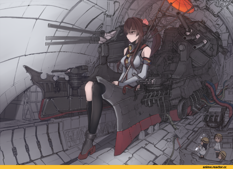 Yamato (Kantai Collection), Kantai Collection, Anime Art, Fairy (Kantai Collection), yuzuruka (bougainvillea), Anime