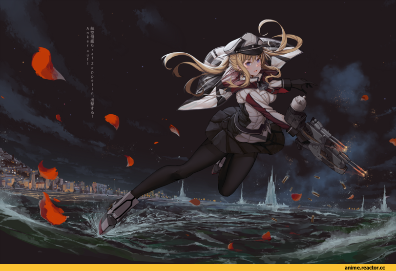sekigan, Graf Zeppelin, Kantai Collection, Anime