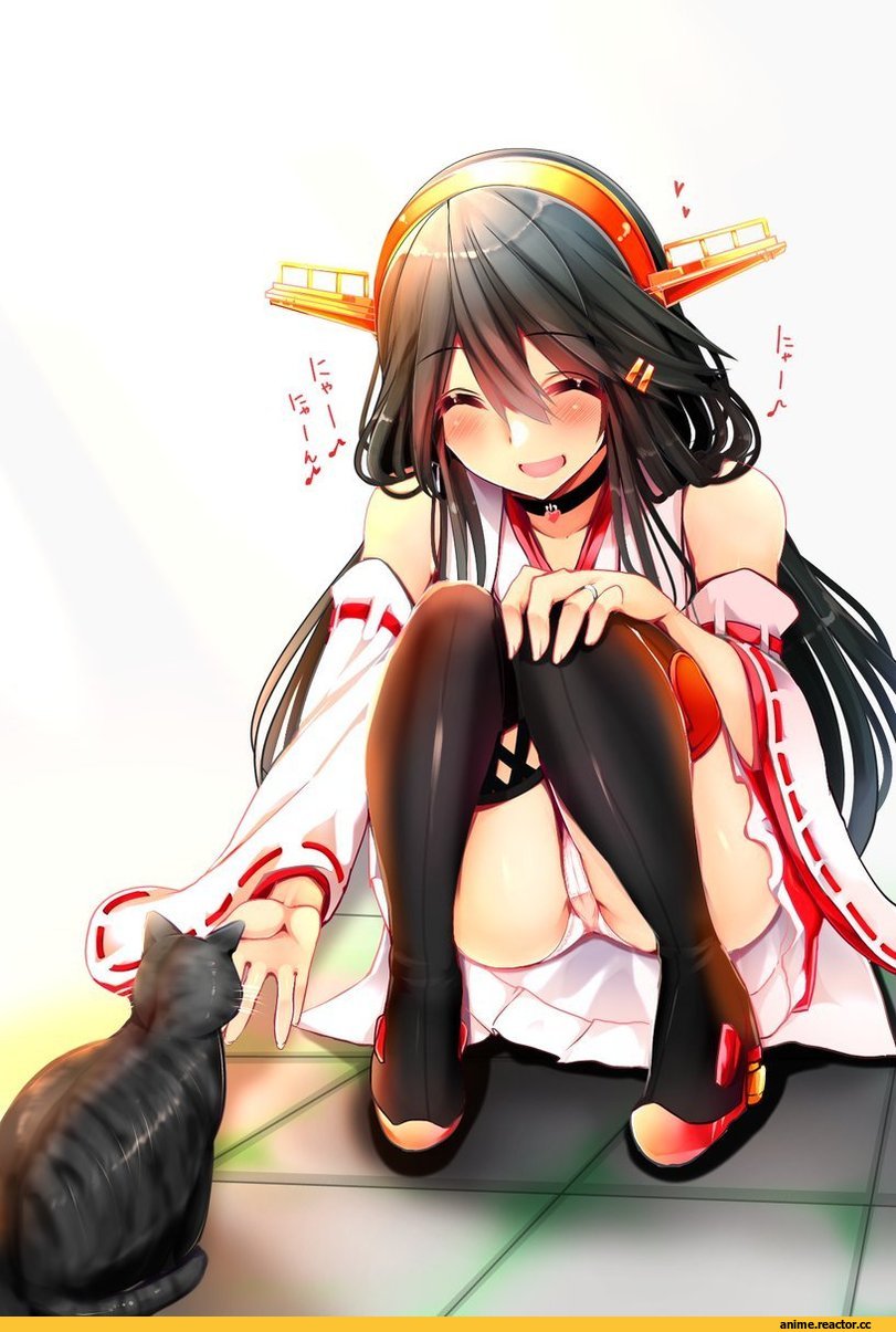 Tsukui Kachou, Anime Art, Haruna (Kantai Collection), Kantai Collection, Anime Ero Pantsu, Anime Ero, Anime