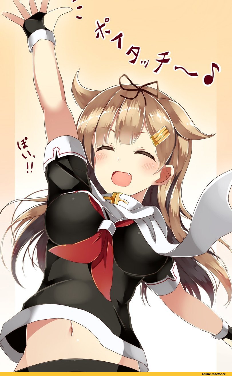 hinauri (nurupon), Yuudachi, Kantai Collection, Anime