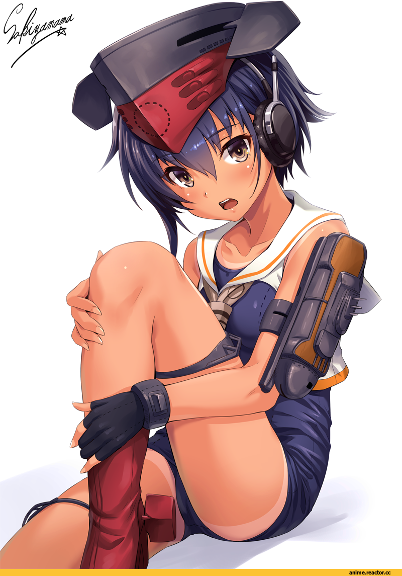 Sakiyamama, Anime Art, I-14, Kantai Collection, Anime