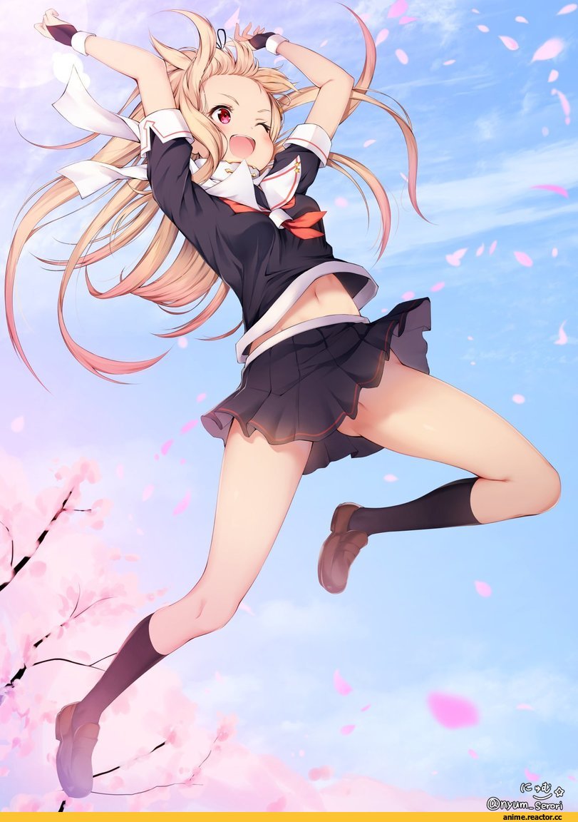 yuudachi (kantai collection), Kantai Collection, Nyum, Anime