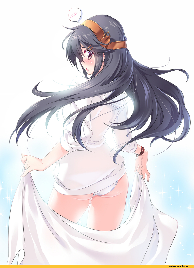 Haruna (Kantai Collection), Kantai Collection, Anime Ero Pantsu, Anime Ero, oshiri, kuzu ken, Anime