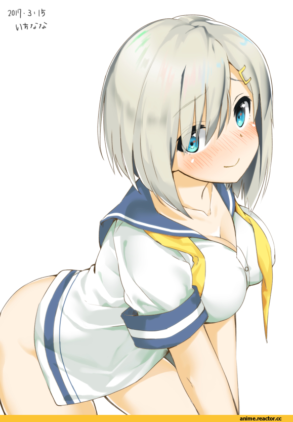 Hamakaze (Kantai Collection), Kantai Collection, mokyutan, no panties?, Anime