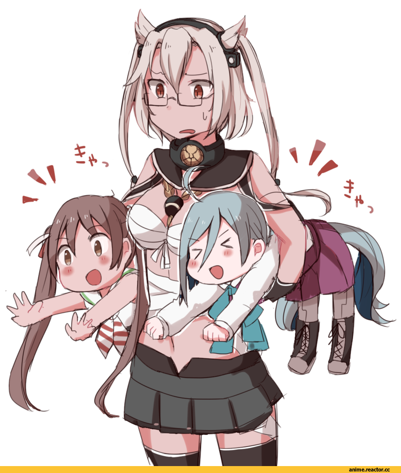 Kantai Collection, Musashi (Kantai Collection), Libeccio (Kantai Collection), Kiyoshimo (Kantai Collection), riz (ravel dc), Anime
