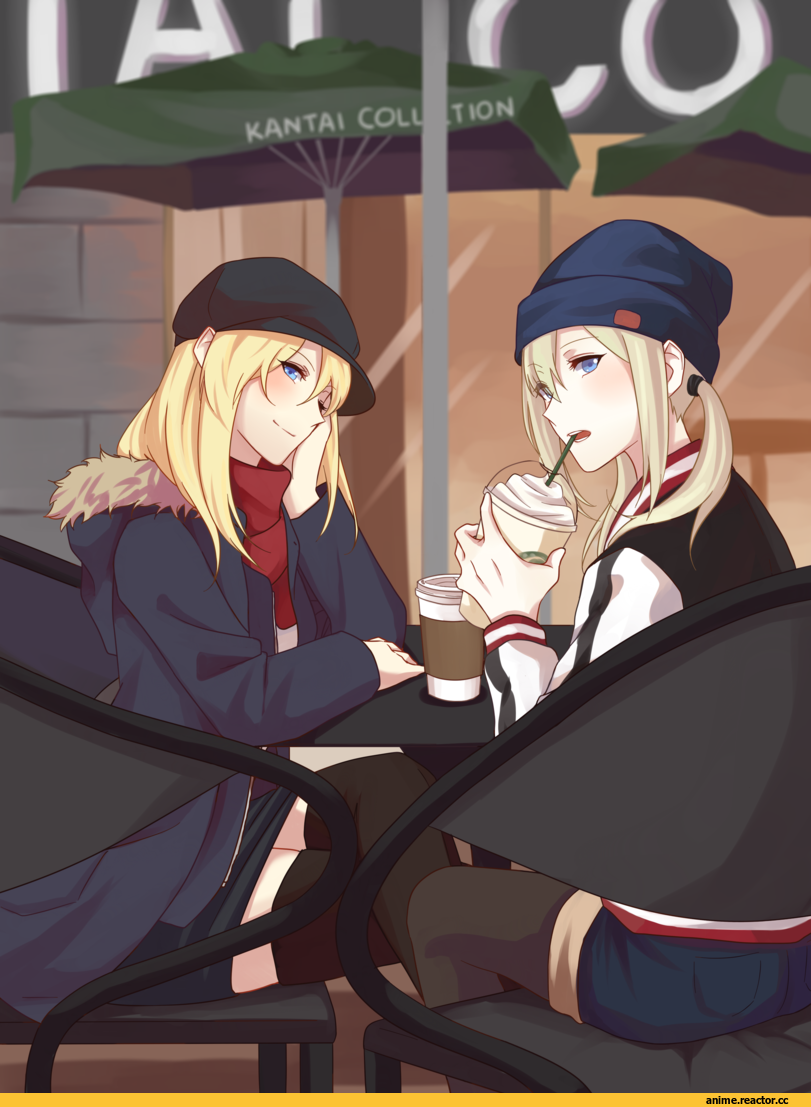 nyasa, Bismarck (Kantai Collection), Kantai Collection, Graf Zeppelin, Anime