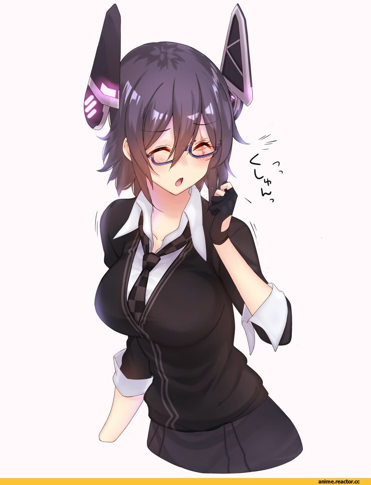 amayu, Tenryuu, Kantai Collection, Megane, Anime