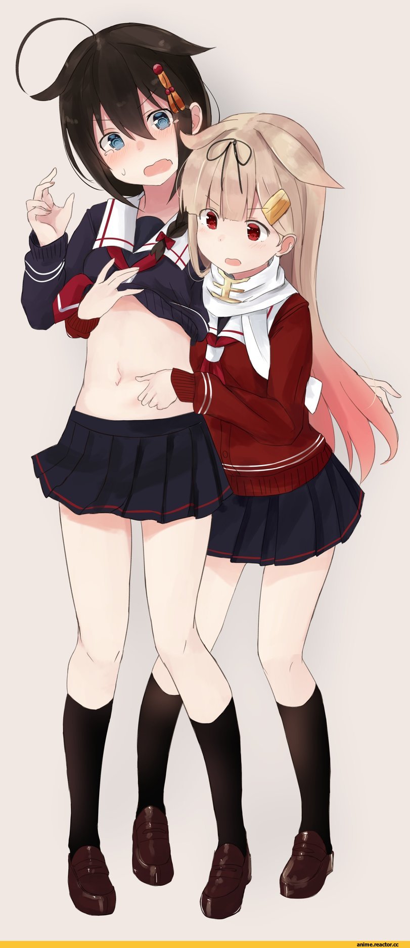 Kantai Collection, Shigure (Kantai Collection), Yuudachi, yuki (yukin0128), Anime