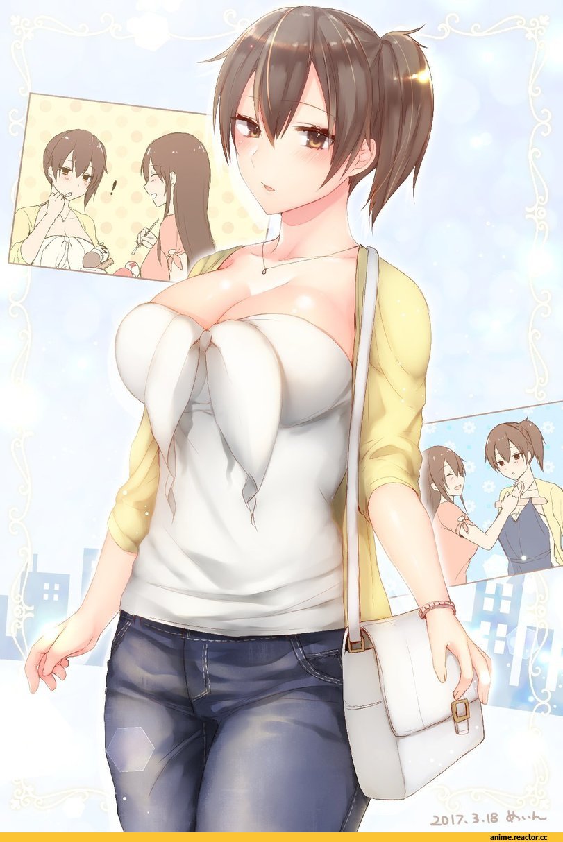 Anime Art, Sakiryo Kanna, Kantai Collection, Kaga (Kantai Collection), Akagi (Kantai Collection), Anime
