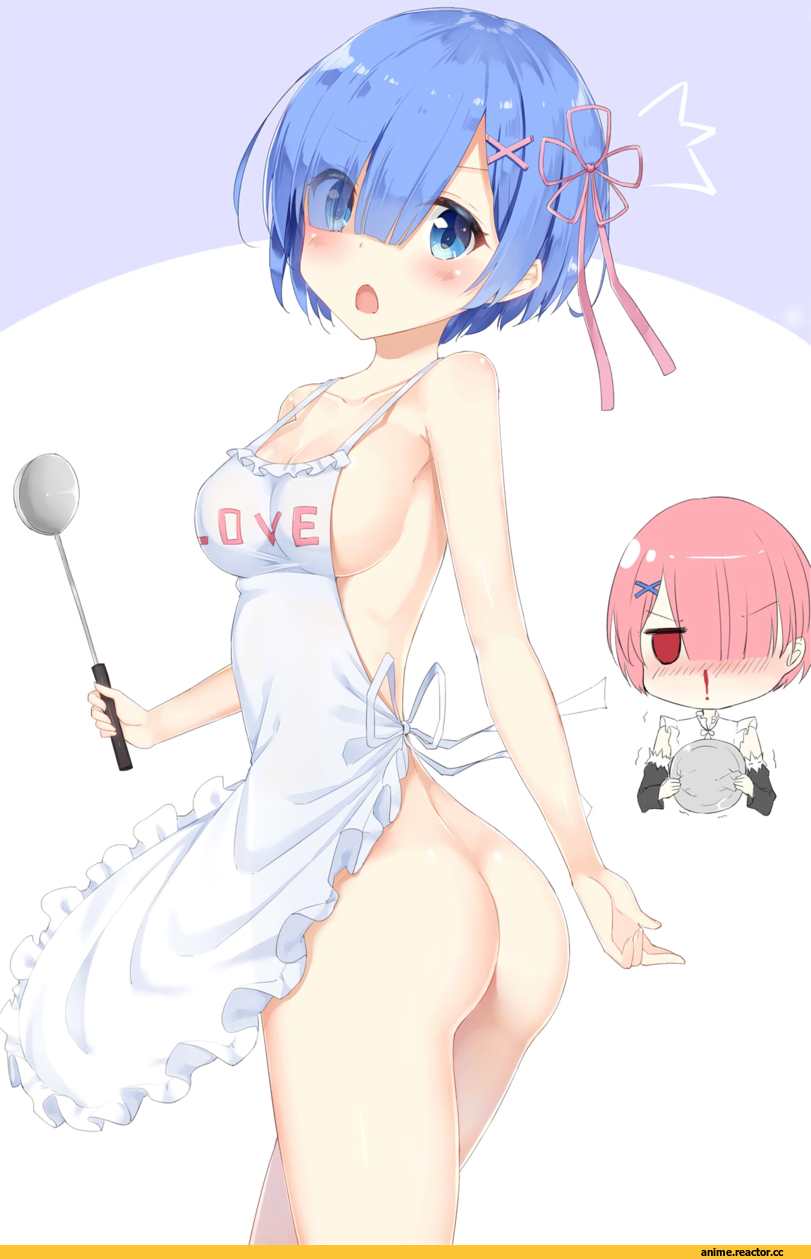 Re Zero Kara Hajimeru Isekai Seikatsu, Ram (Re Zero), Rem (re zero), Anime Ero, Anime Ero Ass, rong yi tan, Anime