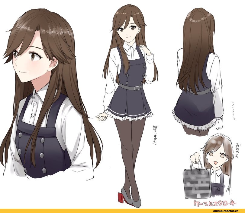 Arashio (Kantai Collection), Kantai Collection, morinaga (harumori), Anime Art, Anime