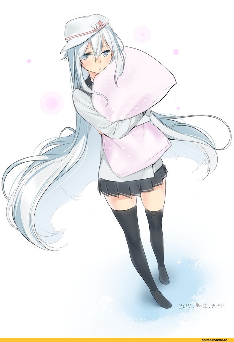 Hibiki (Kantai Collection), Kantai Collection, Ama Mitsuki, Anime Art, verniy (kantai collection), Anime