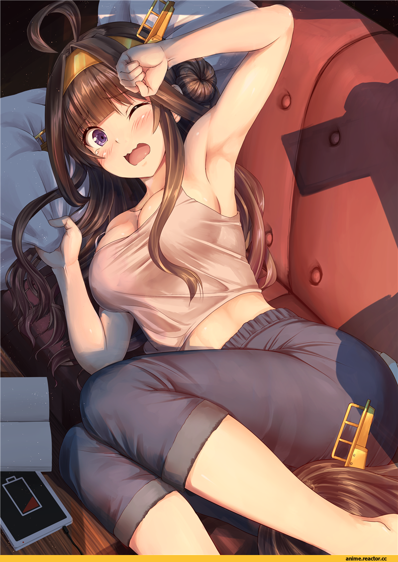 Ichikawa Feesu, Kongou (Kantai Collection), Kantai Collection, Admiral (Kantai Collection), Hiei, Anime