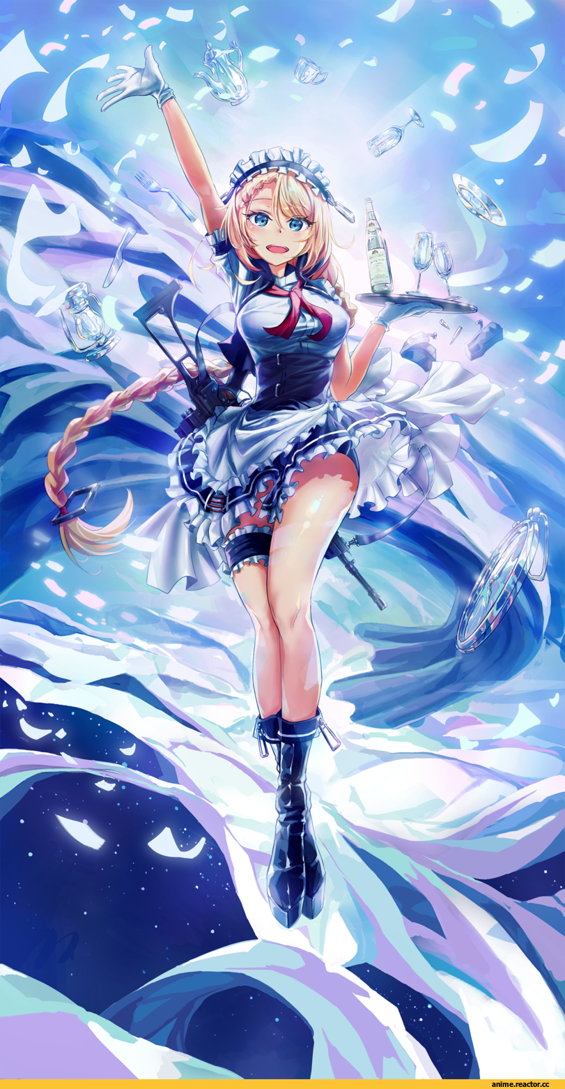 Girls Frontline, G36C (Girls Frontline), Maid, vvy, Опасные Няшки, Anime Няши, Anime