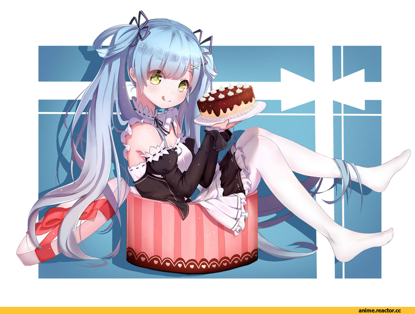 Re Zero Kara Hajimeru Isekai Seikatsu, Rem (re zero), Vocaloid, Hatsune Miku, crossover, mogusansan, Anime