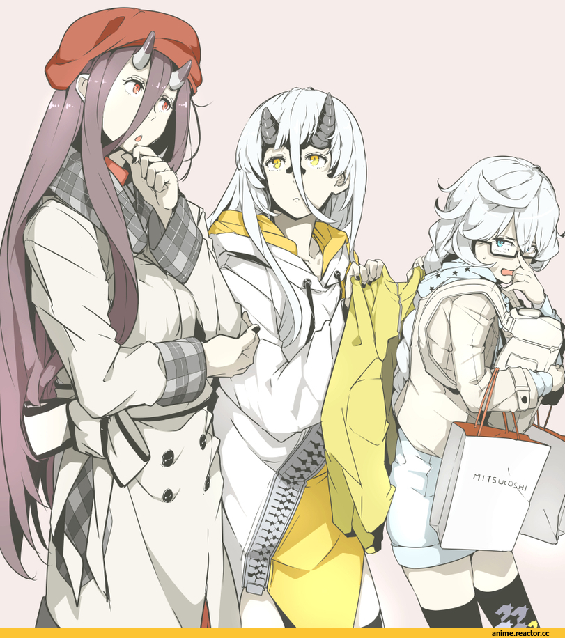Kantai Collection, battleship hime, Heavy Cruiser Hime, Supply Depot Hime, Ninimo Nimo, Anime