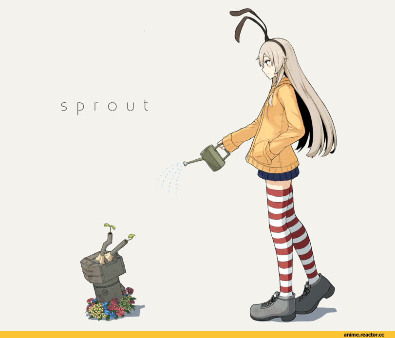 omine tabiaki, shimakaze (kantai collection), Kantai Collection, rensouhou-chan, Anime