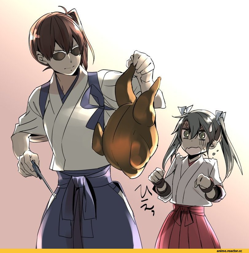 sora (sky s04), kaga, Kantai Collection, Zuikaku, Salt Bae, Anime