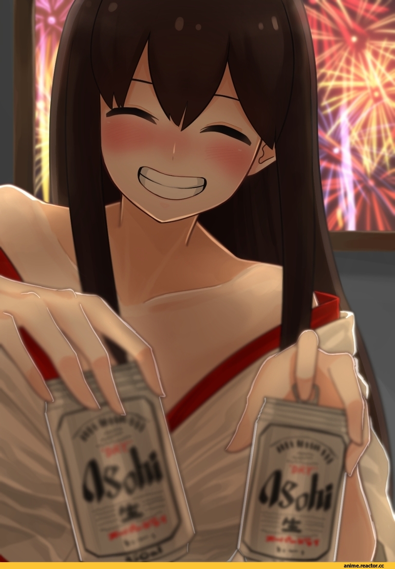 Kantai Collection, Akagi, cross-counter (screw upper), Anime