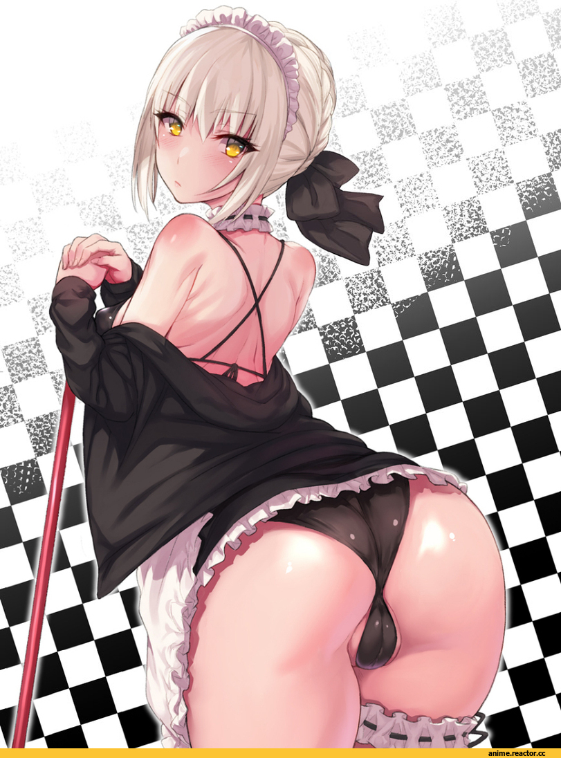 Saber Alter, Fate/Stay Night, Fate (series), Anime Ero Pantsu, Anime Ero, Maid, rama (amaru), Anime Ero Ass, Anime