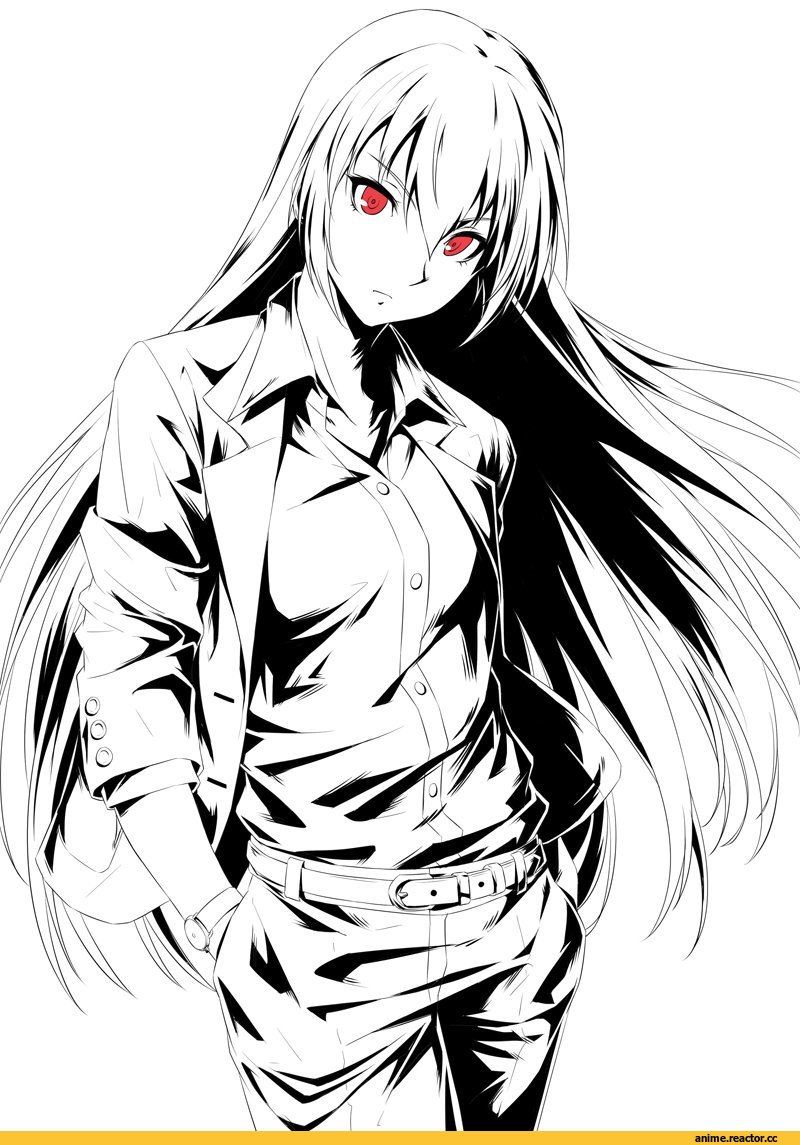 Sakiyamama, Anime Art, Nagato (Kantai Collection), Kantai Collection, Monochrome (Anime), Anime