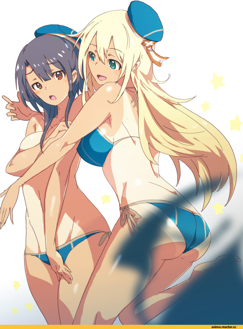 meriken0111, Kantai Collection, Atago (Kantai Collection), Takao (Kantai Collection), Anime Ero Swim, Anime Ero, Anime Ero Ass, Anime