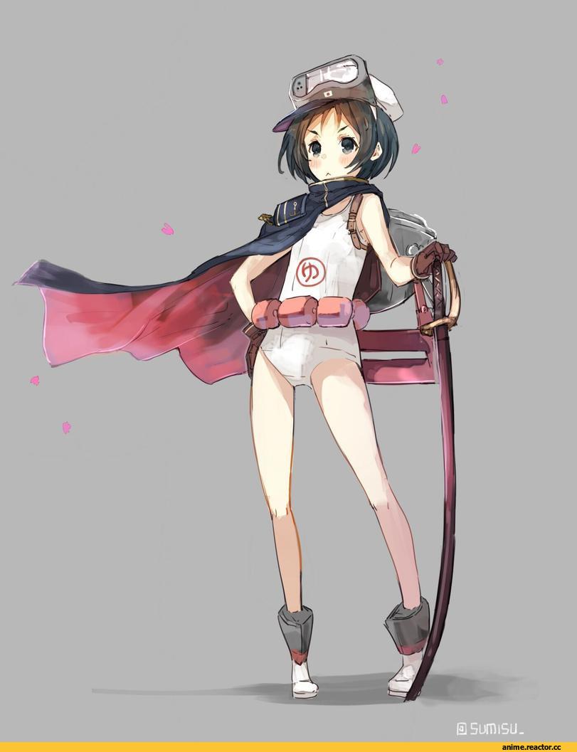 Kantai Collection, Maru-yu, Sumisu (Mondo), Anime Art, Anime