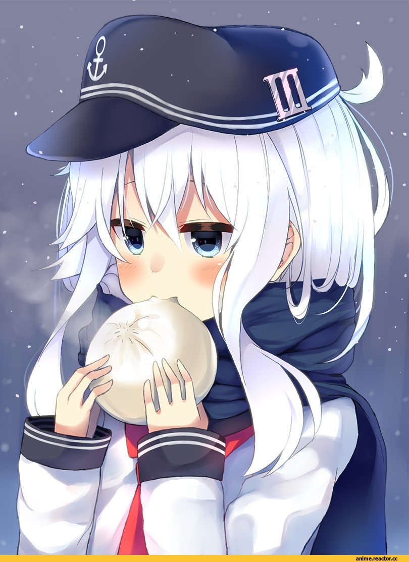 Anime Art, kurono nekomaru, Kantai Collection, Hibiki (Kantai Collection), Anime