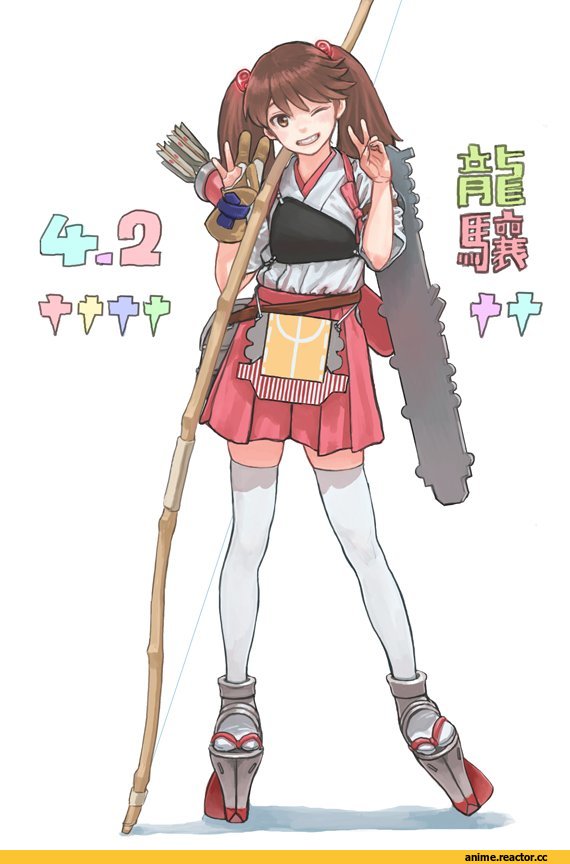 gufu6, ryuujou (kantai collection), Kantai Collection, Akagi (Kantai Collection), crossdress, Anime