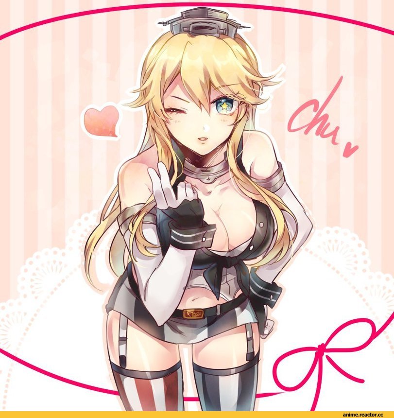 Anime Art, miyuzu, Kantai Collection, Iowa (Kantai Collection), Anime