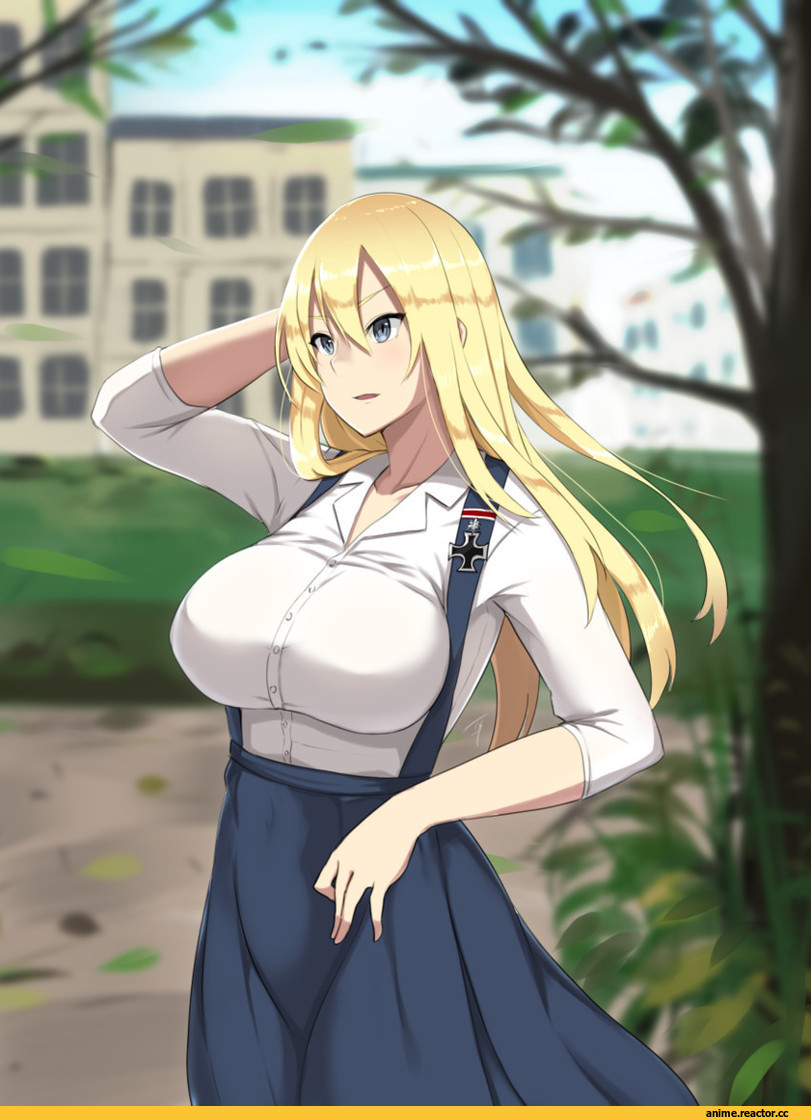 Bismarck (Kantai Collection), Kantai Collection, Anime Art, artist, Taka (vert 320), Anime