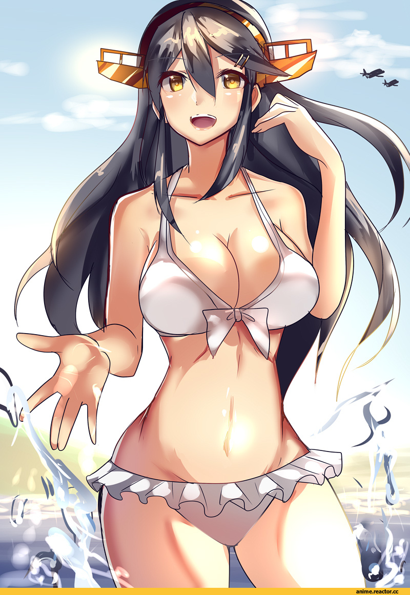 Anime Ero Swim, Anime Ero, Haruna (Kantai Collection), Kantai Collection, hizagawa rau, Anime