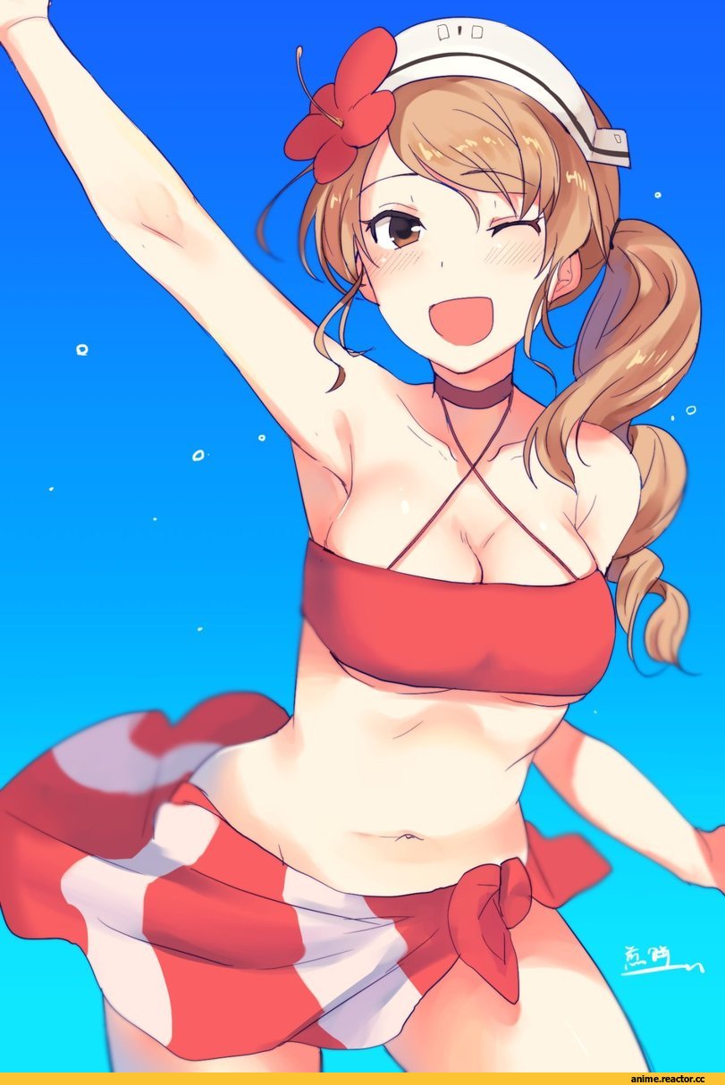 senbei (senbe i), Kantai Collection, Littorio (Kantai Collection), Anime Ero, Anime Ero Swim, Anime