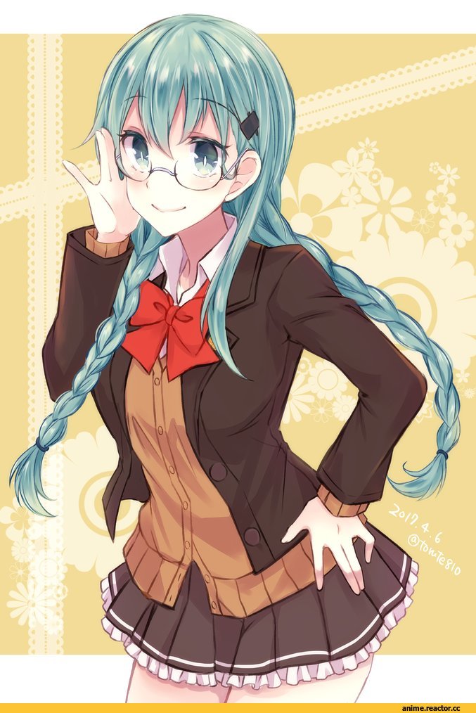 Kabocha Torute, Anime Art, Suzuya (Kantai Collection), Kantai Collection, Megane, Anime