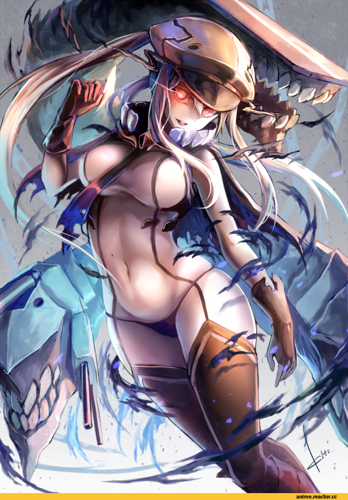 Anime Art, kito (kito2), Kantai Collection, Graf Zeppelin, Abyssal Kanmusu, Anime Ero, Anime Ero Pantsu, Anime