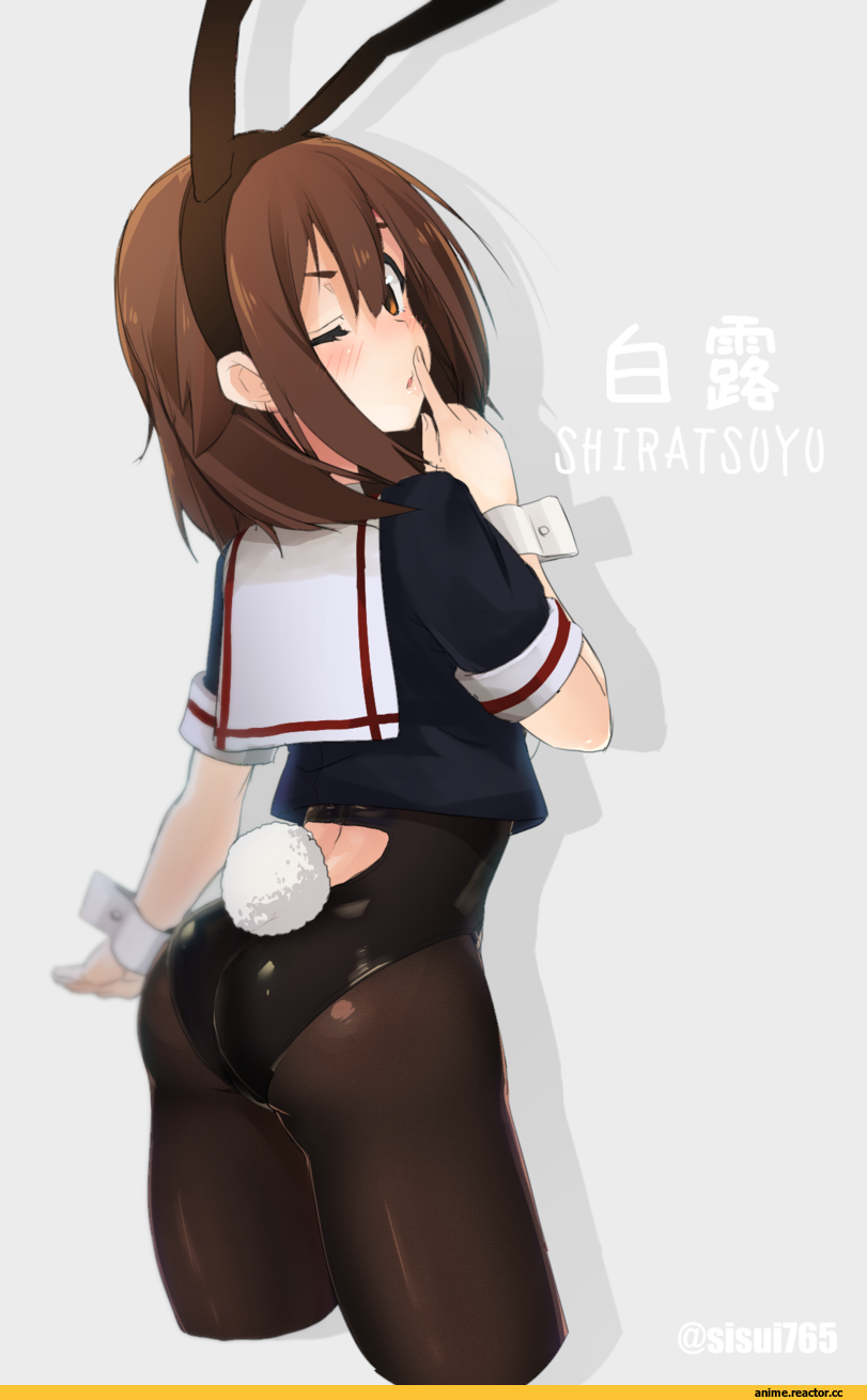 Kantai Collection, Shiratsuyu (Kantai Collection), mizuki yayoi, Bunnysuit, Anime