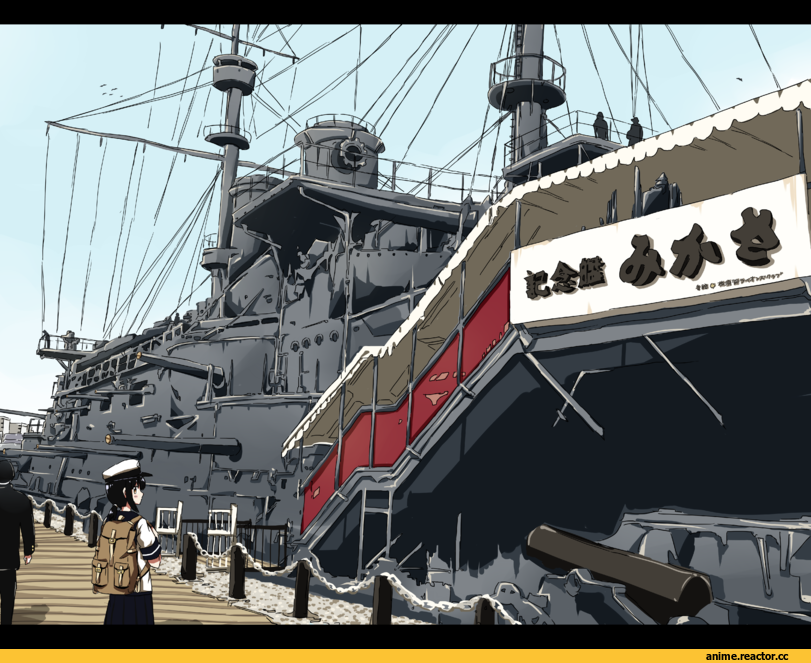 any (lucky denver mint), Akagi, Kantai Collection, Fubuki (Kantai Collection), Anime