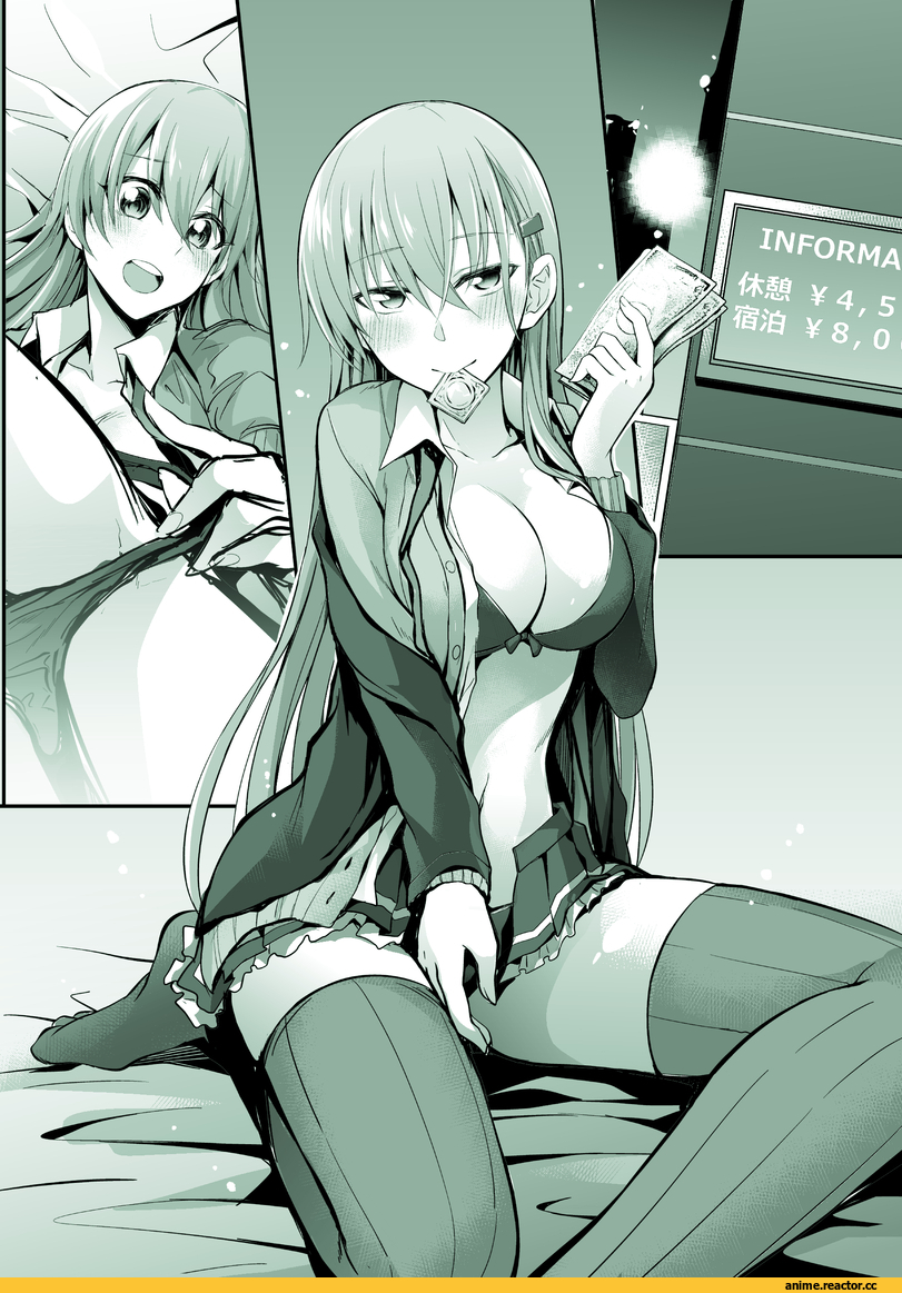 ishima yuu, Anime Art, Suzuya (Kantai Collection), Kantai Collection, Monochrome (Anime), Anime Ero Pantsu, Anime Ero, Anime